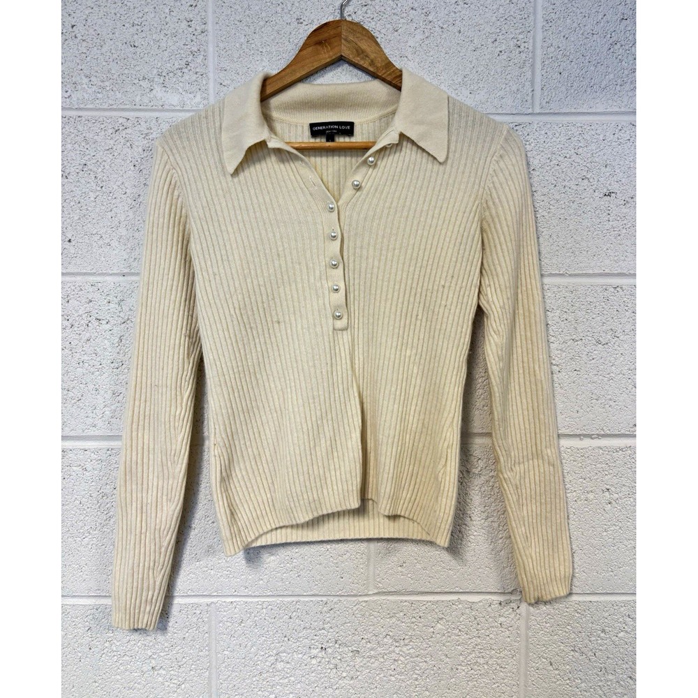 Generation Love Cashmere Blend Sweater Women's Small Retail $250